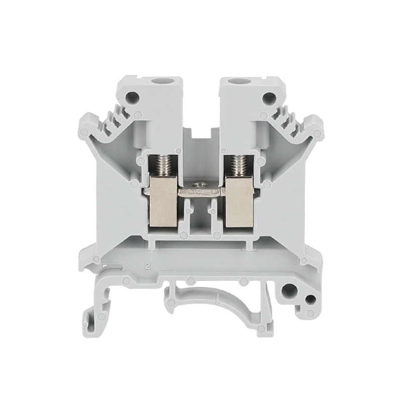 UK5N接线端子排4平方电压导轨式快速连接纯铜加厚阻燃通用型组合