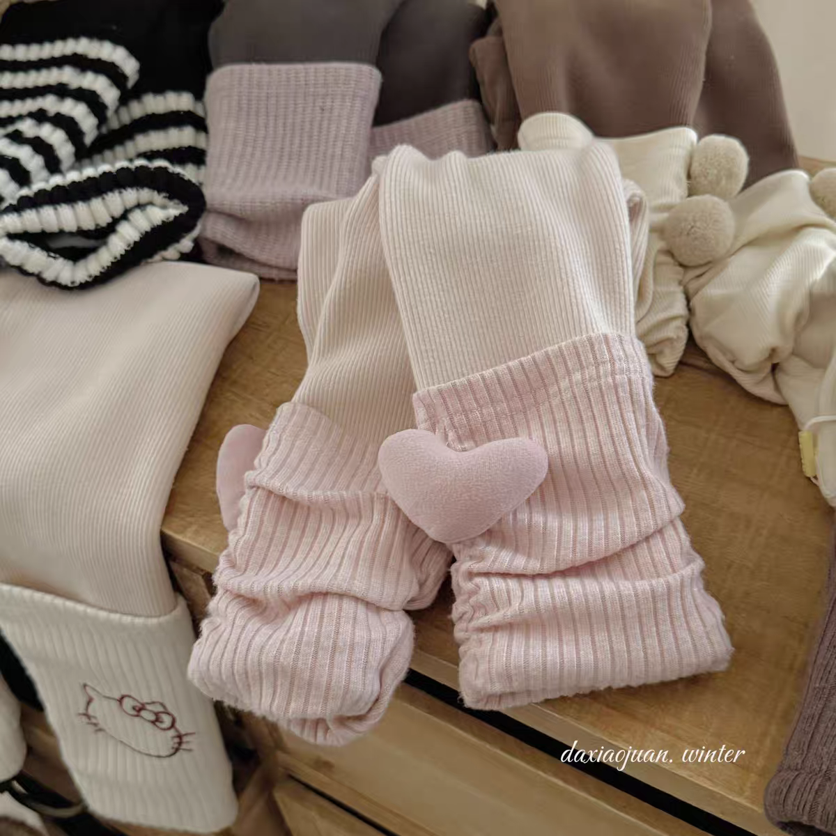 大小卷儿童女童加绒加厚修身打底裤 女宝宝拼接堆堆袜套保暖裤子,淘宝优惠券,粉丝福利购,淘宝优惠卷