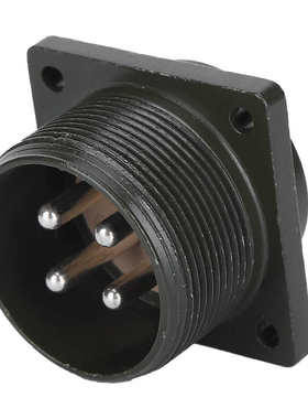 Aviation Socket 4 Pin 2.2KW-5.5KW Alloy Equipment Plug Motor
