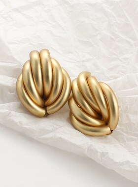 AENSOA 2021 New Gold Color Earrings for Women Multiple ndy R