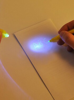 12PCS Draw With Light V Pen Invisible  Pencil Secret Fluores