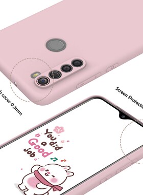 Candy Solid Color Soft Silicone Case For Xiaomi Redmi Note 8