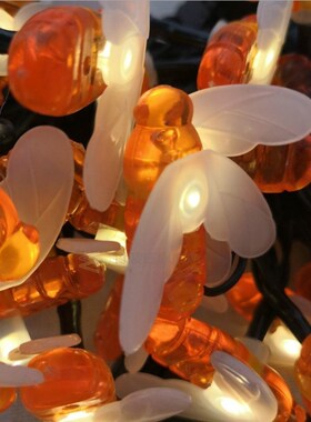 12M LED Bees Solar Lights  Garden Decoration Outdoor WaterPr