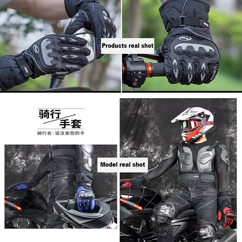 Sale New Motorcycle gloves Winter warm waterproof glove - 图0