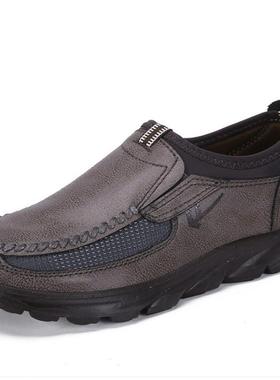 Autumn old Beijing cloth shoes men's single shoes breath