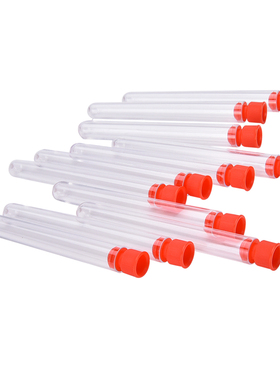 10 pcs/set Plastic Test Tube With Cork 12x100mm Clear Weddin
