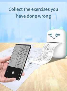 Mini Portable Thermal Printer Paper Photo Pocket Thermal Pri