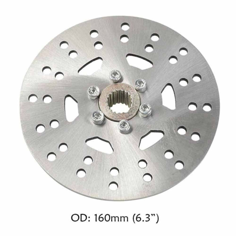 Go Kart Rear Axle Kit Brake Hub Disc Rotor T8F Chain Sproket-图1