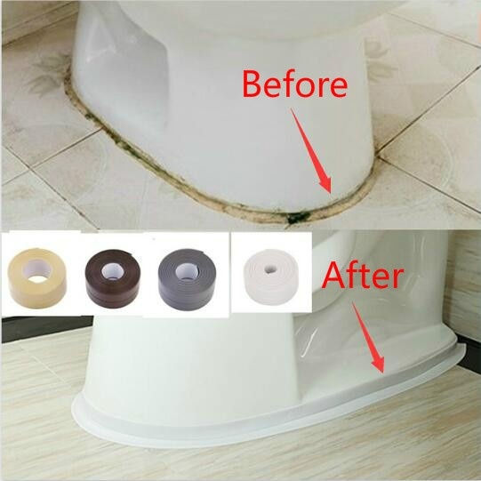 New Sealing Strip Bathroom Shower Sink Bath Caulk Tape White-图2