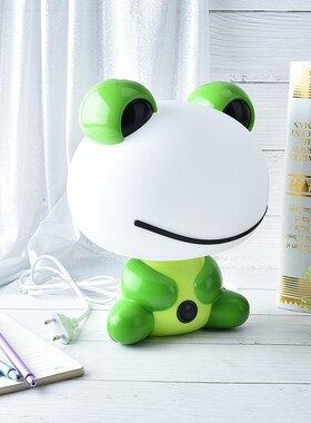 Cartoon Frog Table Lamps LED Night Light Kids Bed Lamp Sleep