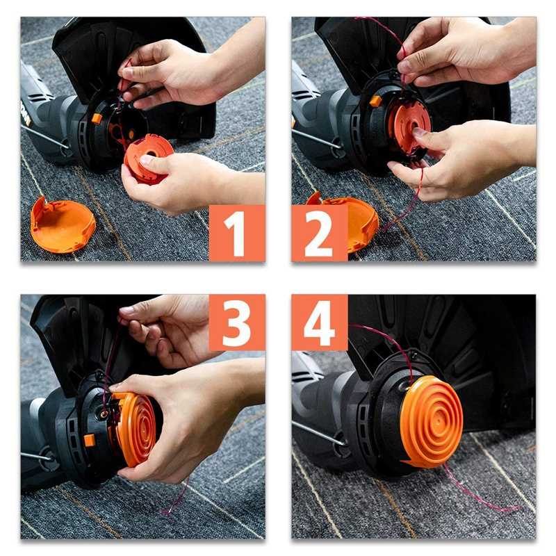 Weed Eater Replacement Spools for Worx WA0007 WG116 WG119 St - 图3