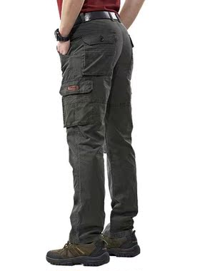 Men's Overalls Mltary Army Cargo Pants Men Cotton Ba