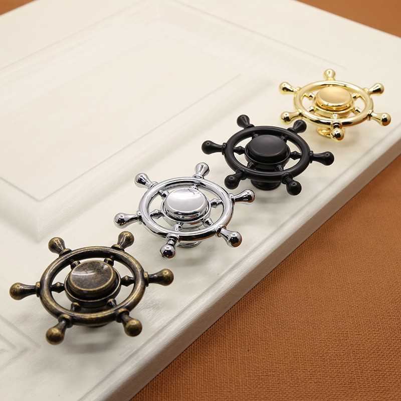 Zinc alloy fingertip gyro handle wardrobe drawer cabinet doo - 图3