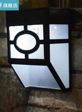 2 LED Retro Solar Lights Garden Wall Lamps Staircase Lamp Po