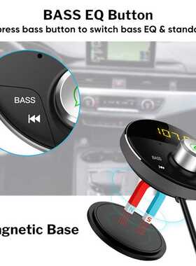 Bluetooth AUX Adapter in Car Handsfree Kit BT 5.0 Audio Rece