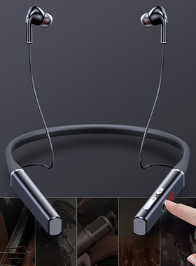 TWS 100 hours Wireless Earphone Bluetooth Magnetic Neckband