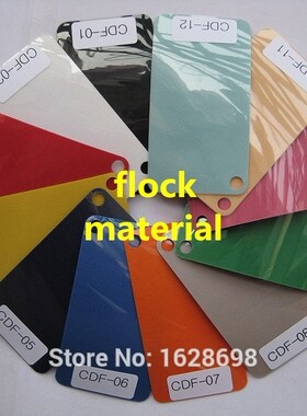 CDF 08 Grey color flock heat transfer polyester film, Heat