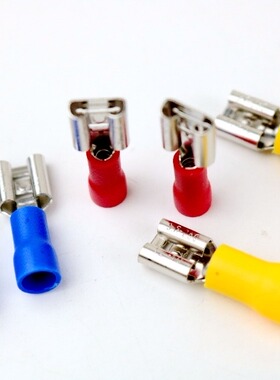 r 100PCS/PackFDD2-250 Female Insulated Electrical Crimp Term