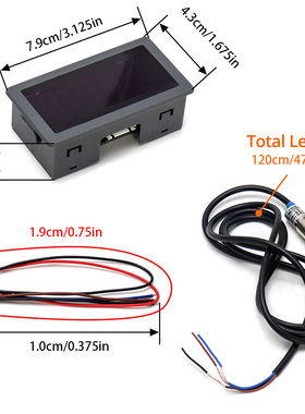2021 2021 NewNew AC/DC8-24V Measuring Tachometer 4 Digital L