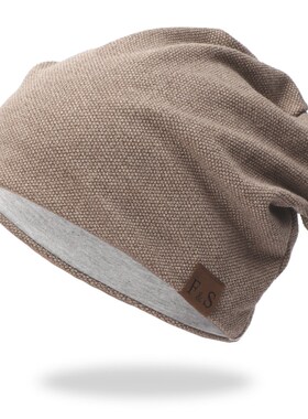 Fashion Bonnet Hat For Men And Women Autumn Knitted Solid Co