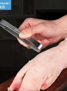 Stainless steel fishbone removal forceps animal feather remo