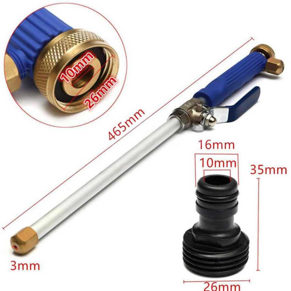 High Pressure Power Washer Spray Nozzle Water Hose Wands Wat - 图3