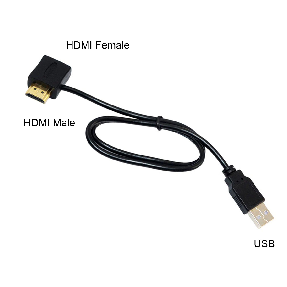 Computer Cable 1080P USB 2.0 HDMI Male To Female Adapter Ext - 图1