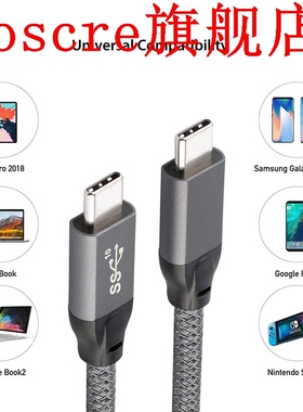 Usb C To Usb C Cable(5Ft),20 Gbps Usb C 3.1 Gen 2 5A 100W wi