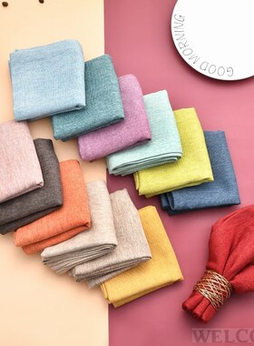 Linen-linen cloth napkins folding flower hotel west napkins