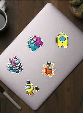 102PCS Game Among Us Sticker Lap Mobile Phone Skateboard