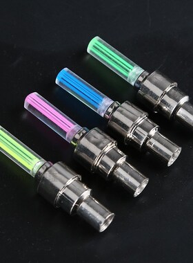 2PCS New Bike cars Light Wheel Tire Valve Cap Bicycle Lights