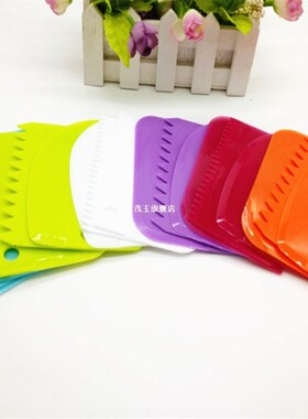 3Pcs/set Plastic Dough Icing Fondant Scraper Cake Decorating