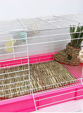 Rabbit Grass Chew Mat Small Animal Hamster Guinea Pig Cage B