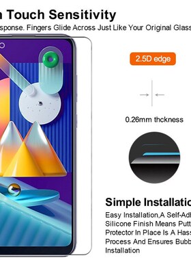 Tempered-Glass Samsung A11 Screen-Protector for Galaxy M11/M