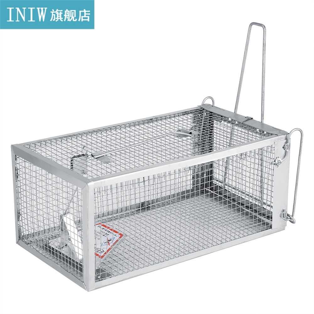 26.2X14X11.4cm Reusable Rat Trap Cage Small Live Animal Pest - 图2