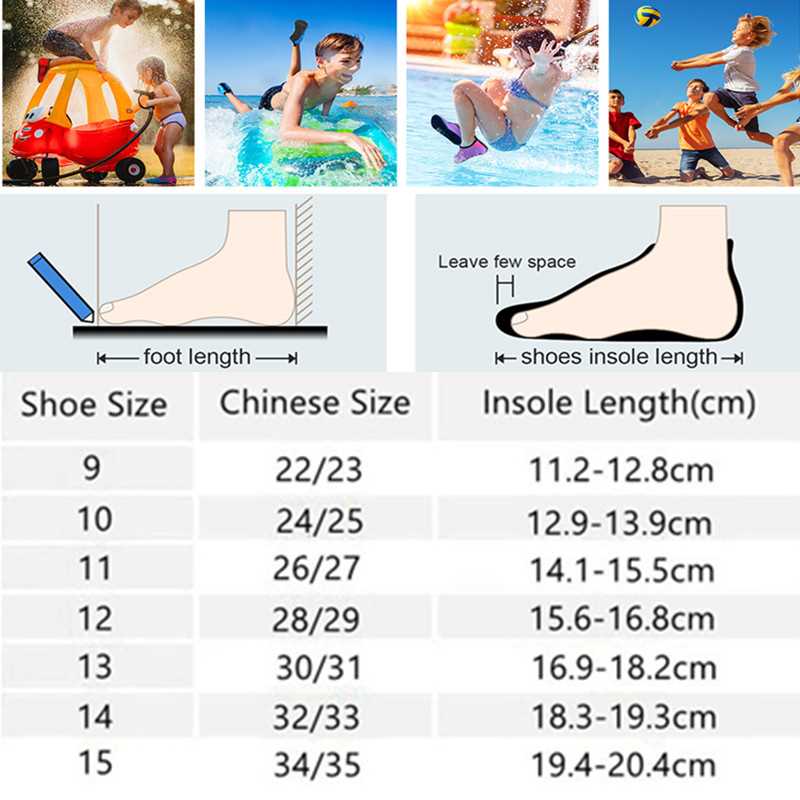 Children Quick Dry Non-Slip Barefoot Beach Seaside Water Sho - 图2