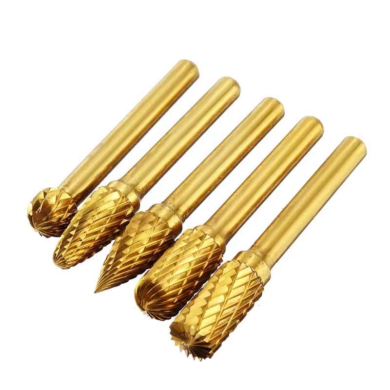 5Pcs 6x10mm Tungsten Steel Roty File Grinding Head Drill B-图1