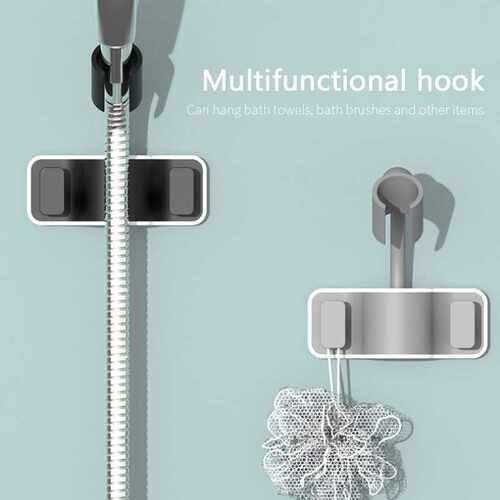 60&deg; Shower Head Holder Adjustable Self-Adhesive Shower H - 图2