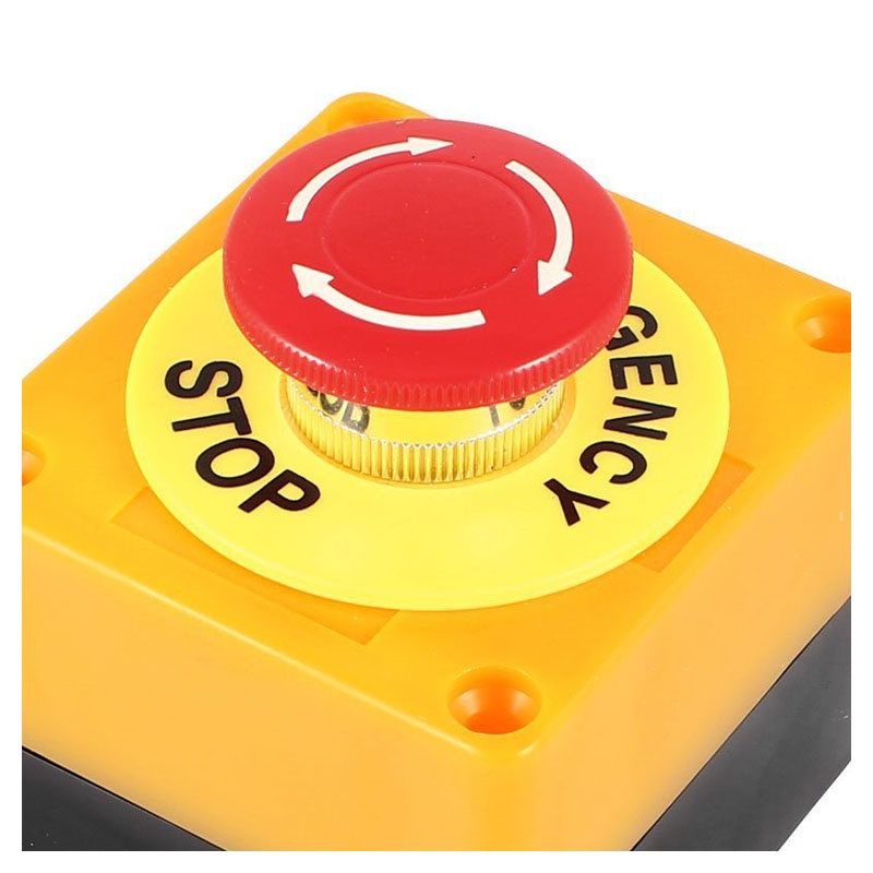 button AC 660V 10A Emergency stop case Hard red switch - 图0