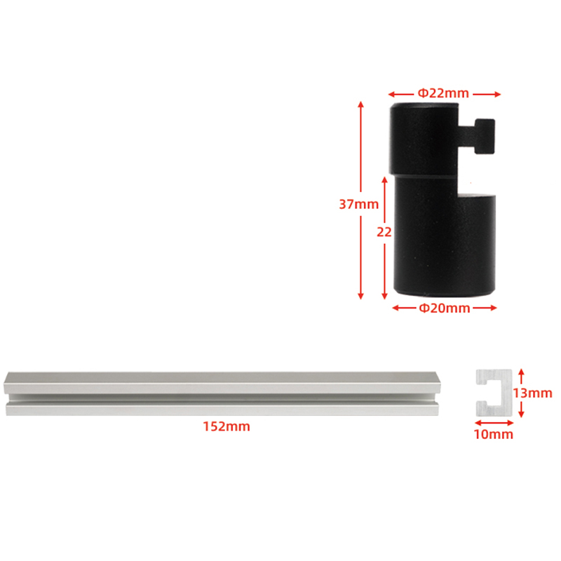 Planing Stop Board For 19/20mm Hole Workbench Fixing Clamp A-图3