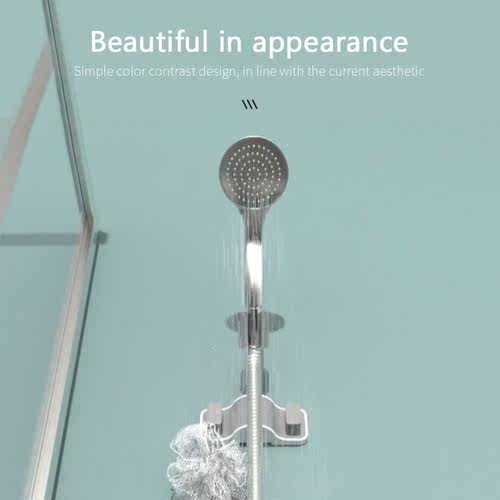 60&deg; Shower Head Holder Adjustable Self-Adhesive Shower H - 图3
