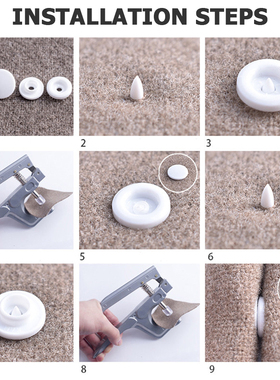 Plastic Snap Button Pliers Aluminium Manual Fastener Resin P
