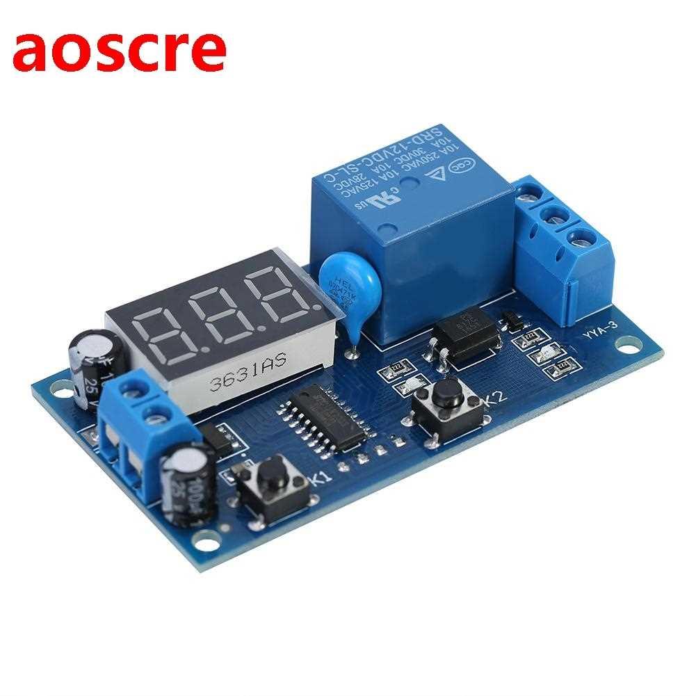 DC 12V Cycle Delay Timer Switch Adjustale Relay Module oar