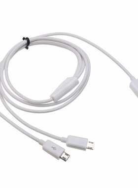 USB 2.0 to Dual 2 Micro USB 2.0 Male Y Splitter Data Charger