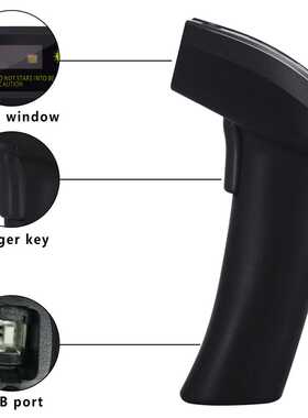 2D Wireless Barcode Scanner,0-100 meters Transfer Distance,