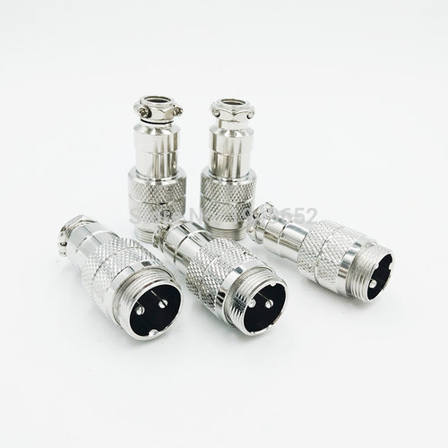 JL DF16 Male plug Aviation connector Diam16mm GX16D push-pu - 图1