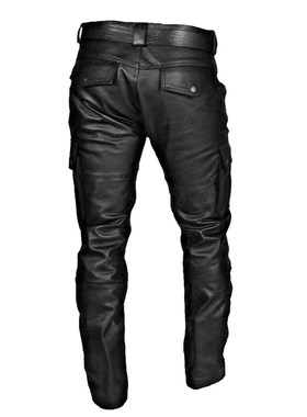 Men's Autumn Winter Punk Retro Goth Slim Casual Long Pants T