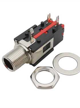 6.5mm Mono Audio Headphone Phone Jack Female Socket Panel M