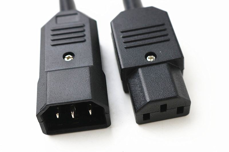 IEC Straight Cable Plug Connector Rewireable C13 C14 - 图2