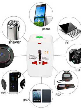 Travel AC Power Charger Adapter Plug Converter 2 USB Port AU